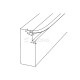 BROWN ADHESIVE RUBBER "D" SHAPE FOR DRAUGHT EXCLUDER